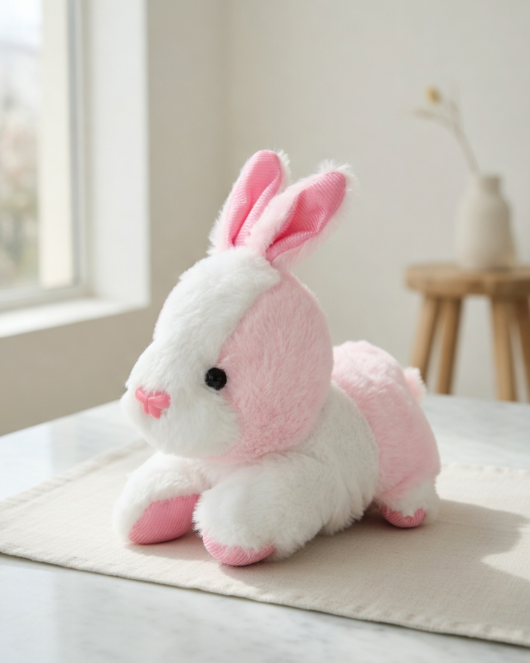 Cute Rabbit Plush Toy for Kids – Soft Small Rabbit Doll, Bunny Stuffed Toy Gift for Children