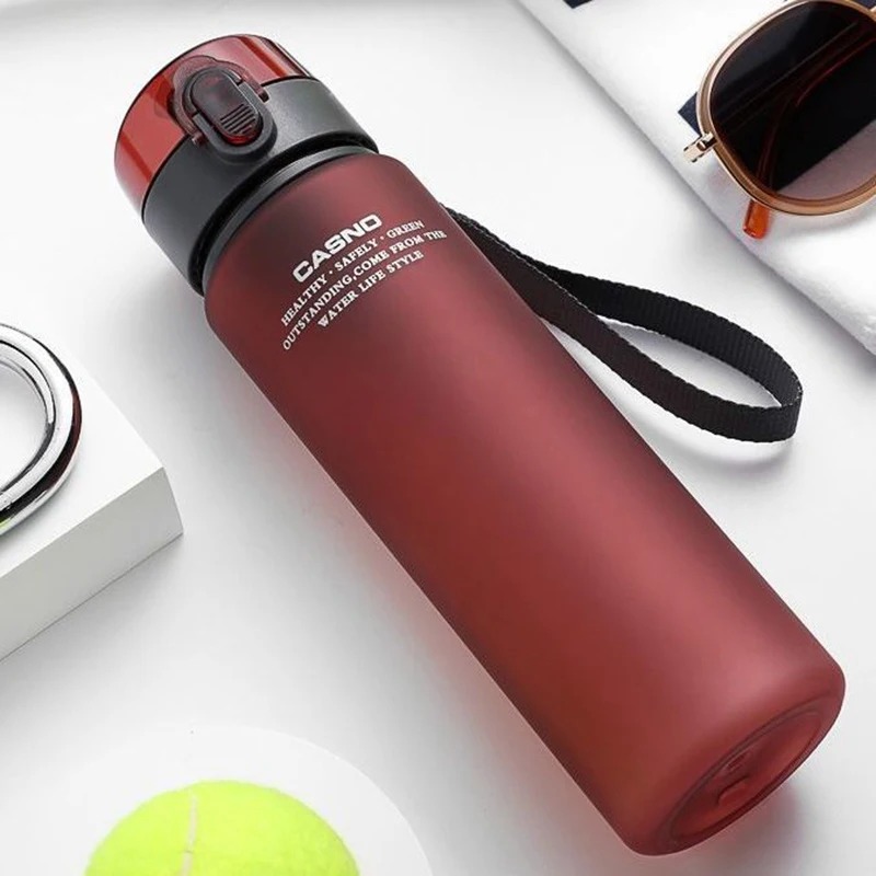 sports water bottle bd — 560ml frosted leak-proof BPA-free bottle
