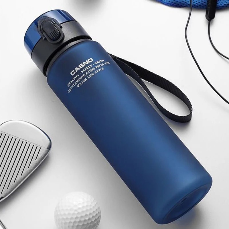 sports water bottle bd — 560ml frosted leak-proof BPA-free bottle