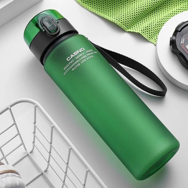 sports water bottle bd — 560ml frosted leak-proof BPA-free bottle