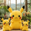 Yellow Pikachu Plush Soft Toy Cute Pokemon Stuffed Doll