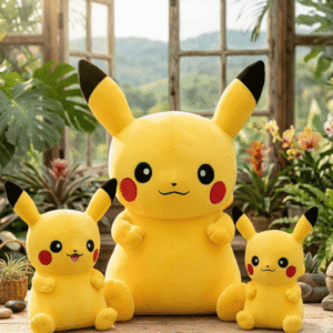 Yellow Pikachu Plush Soft Toy Cute Pokemon Stuffed Doll