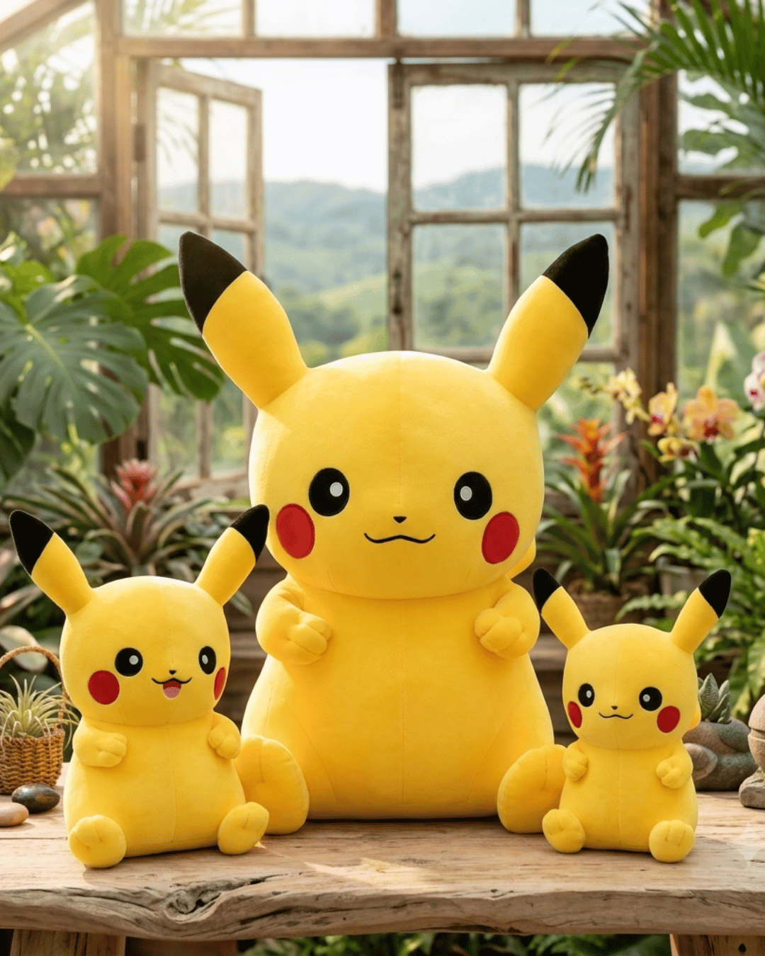 Yellow Pikachu Plush Soft Toy Cute Pokemon Stuffed Doll