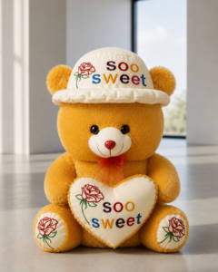 12 Inch Woolen Teddy Bear Soft Doll - Soo Sweet