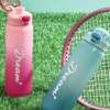 Motivational Water Bottle with Time Marker – 1L BPA-Free Sports Bottle for Gym & Travel
