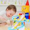 Electric Duck Climbing Stairs Toy with Music & LED Lights (9 Ducks)